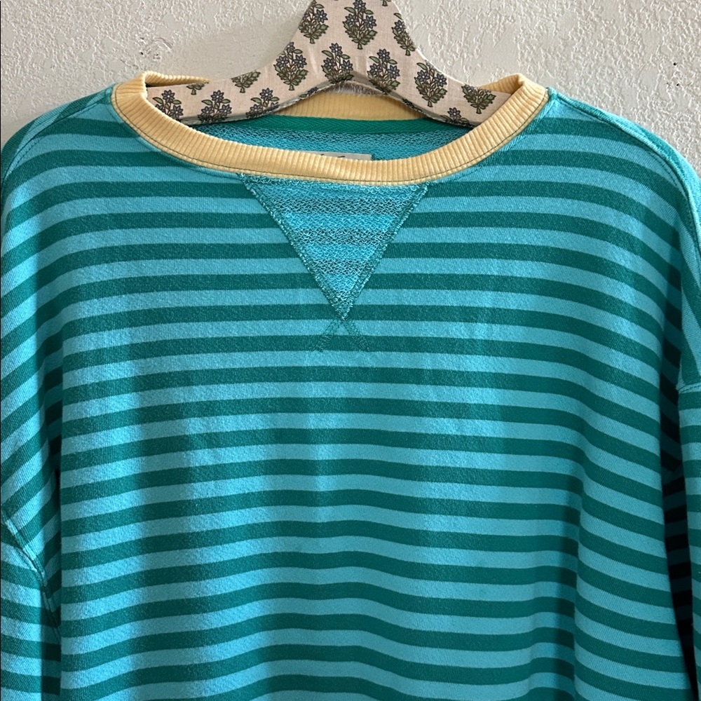 Free People We The Free | Classic Striped Oversized Crewneck | XS - Picture 6 of 16